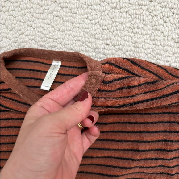 Rylee + Cru Striped Crewneck Terry Sweater - Picture 4 of 6